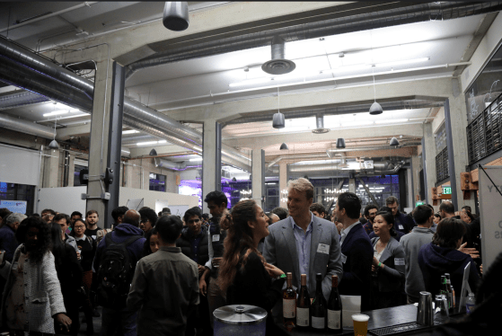 Attendee party at conference