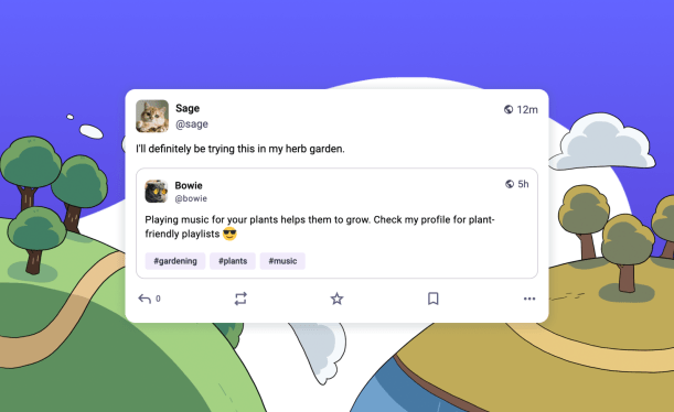 screenshot showing Mastodon quote posts